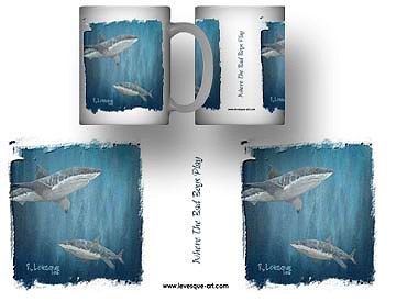 Sharks Swimming Mug